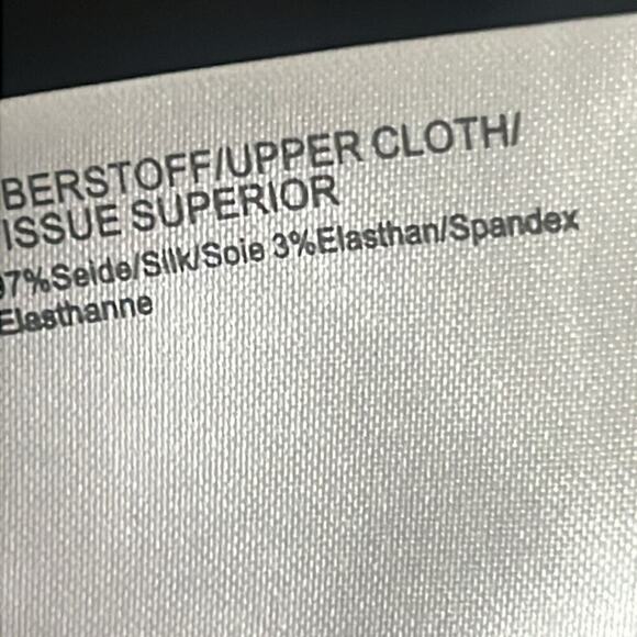 NWT LOUIS FERAUD BLACK SILK BLEND TOP SIZE 40 US M - Picture 6 of 6